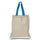 Large Cotton Canvas Economical Tote Bag (15'' W X 16'' H) 6 Oz-Tote Bag-Brand Your Tote-Natural-Sapphire-Brand Your Tote