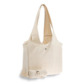 Large Cotton Canvas Foldable Sling Bag (19'' W X 13'' H) 9 Oz-Bag-Brand Your Tote-Natural-Brand Your Tote