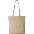Large Cotton Canvas Ligthweight Convention Tote Bag (15'' W X 16'' H) 4 Oz-Tote Bag-Brand Your Tote-Natural-Brand Your Tote