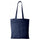 Large Cotton Canvas Ligthweight Convention Tote Bag (15'' W X 16'' H) 4 Oz-Tote Bag-Brand Your Tote-Navy Blue-Brand Your Tote