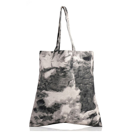 Large Cotton Canvas Promotional Tote Bag (15'' W X 16'' H) 10 Oz-Tote Bag-Brand Your Tote-Stormy Ash-Brand Your Tote