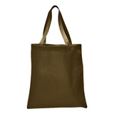 Large Cotton Canvas Promotional Tote Bag (15'' W X 16'' H) 12 Oz-Tote Bag-Brand Your Tote-Army Green-Brand Your Tote