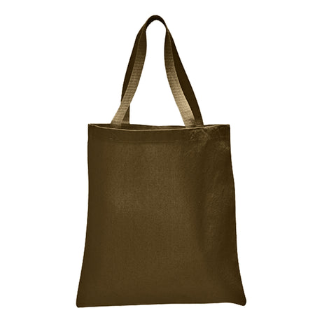 Large Cotton Canvas Promotional Tote Bag (15'' W X 16'' H) 12 Oz-Tote Bag-Brand Your Tote-Army Green-Brand Your Tote