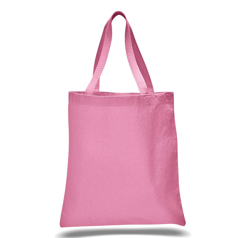 Large Cotton Canvas Promotional Tote Bag (15'' W X 16'' H) 12 Oz-Tote Bag-Brand Your Tote-Azalea-Brand Your Tote