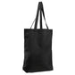 Large Cotton Canvas Promotional Tote Bag (15'' W X 16'' H) 12 Oz-Tote Bag-Brand Your Tote-Black-Brand Your Tote
