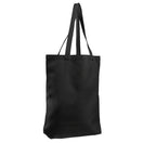 Large Cotton Canvas Promotional Tote Bag (15'' W X 16'' H) 12 Oz-Tote Bag-Brand Your Tote-Black-Brand Your Tote