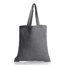 Large Cotton Canvas Promotional Tote Bag (15'' W X 16'' H) 12 Oz-Tote Bag-Brand Your Tote-Dark Grey-Brand Your Tote