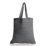 Large Cotton Canvas Promotional Tote Bag (15'' W X 16'' H) 12 Oz-Tote Bag-Brand Your Tote-Dark Grey-Brand Your Tote
