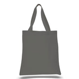 Large Cotton Canvas Promotional Tote Bag (15'' W X 16'' H) 12 Oz-Tote Bag-Brand Your Tote-Grey-Brand Your Tote