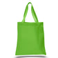 Large Cotton Canvas Promotional Tote Bag (15'' W X 16'' H) 12 Oz-Tote Bag-Brand Your Tote-Lime Green-Brand Your Tote