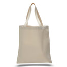 Large Cotton Canvas Promotional Tote Bag (15'' W X 16'' H) 12 Oz-Tote Bag-Brand Your Tote-Natural-Brand Your Tote