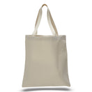 Large Cotton Canvas Promotional Tote Bag (15'' W X 16'' H) 12 Oz-Tote Bag-Brand Your Tote-Natural-Brand Your Tote