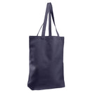 Large Cotton Canvas Promotional Tote Bag (15'' W X 16'' H) 12 Oz-Tote Bag-Brand Your Tote-Navy Blue-Brand Your Tote