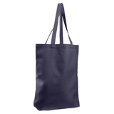 Large Cotton Canvas Promotional Tote Bag (15'' W X 16'' H) 12 Oz-Tote Bag-Brand Your Tote-Navy Blue-Brand Your Tote