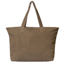Large Cotton Canvas Stone Washed Tote Bag (21.6'' W X 13'' H) 14 Oz-Tote Bag-Brand Your Tote-Gunmetal-Brand Your Tote