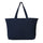 Large Cotton Canvas Stone Washed Tote Bag (21.6'' W X 13'' H) 14 Oz-Tote Bag-Brand Your Tote-Navy Blue-Brand Your Tote