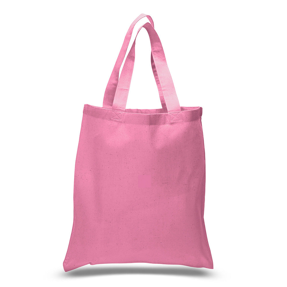 Large Cotton Canvas Tote Bag (15'' W X 16'' H) 6 Oz-Tote Bag-Brand Your Tote-Azalea-Brand Your Tote