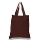 Large Cotton Canvas Tote Bag (15'' W X 16'' H) 6 Oz-Tote Bag-Brand Your Tote-Chocolate Brown-Brand Your Tote