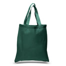 Large Cotton Canvas Tote Bag (15'' W X 16'' H) 6 Oz-Tote Bag-Brand Your Tote-Forest Green-Brand Your Tote