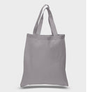 Large Cotton Canvas Tote Bag (15'' W X 16'' H) 6 Oz-Tote Bag-Brand Your Tote-Grey-Brand Your Tote