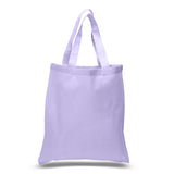 Large Cotton Canvas Tote Bag (15'' W X 16'' H) 6 Oz-Tote Bag-Brand Your Tote-Lavender-Brand Your Tote