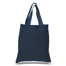 Large Cotton Canvas Tote Bag (15'' W X 16'' H) 6 Oz-Tote Bag-Brand Your Tote-Navy Blue-Brand Your Tote
