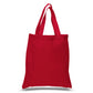 Large Cotton Canvas Tote Bag (15'' W X 16'' H) 6 Oz-Tote Bag-Brand Your Tote-Red-Brand Your Tote