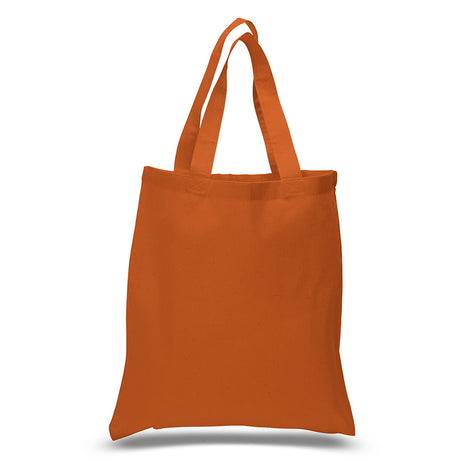 Large Cotton Canvas Tote Bag (15'' W X 16'' H) 6 Oz-Tote Bag-Brand Your Tote-Texas Orange-Brand Your Tote