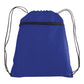Large Polyester Drawstring Backpack (14'' W X 19'' H) 210D-Backpack-Brand Your Tote-Royal Blue-Brand Your Tote