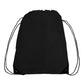 Large Polyester Economical Sports Bag (14'' W X 18'' H) 210D-Bag-Brand Your Tote-Black-Brand Your Tote