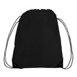 Large Polyester Economical Sports Bag (14'' W X 18'' H) 210D-Bag-Brand Your Tote-Black-Brand Your Tote