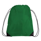 Large Polyester Economical Sports Bag (14'' W X 18'' H) 210D-Bag-Brand Your Tote-Kelly Green-Brand Your Tote