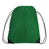 Large Polyester Economical Sports Bag (14'' W X 18'' H) 210D-Bag-Brand Your Tote-Kelly Green-Brand Your Tote