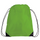 Large Polyester Economical Sports Bag (14'' W X 18'' H) 210D-Bag-Brand Your Tote-Lime Green-Brand Your Tote