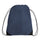 Large Polyester Economical Sports Bag (14'' W X 18'' H) 210D-Bag-Brand Your Tote-Navy Blue-Brand Your Tote
