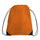 Large Polyester Economical Sports Bag (14'' W X 18'' H) 210D-Bag-Brand Your Tote-Orange-Brand Your Tote
