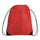 Large Polyester Economical Sports Bag (14'' W X 18'' H) 210D-Bag-Brand Your Tote-Red-Brand Your Tote
