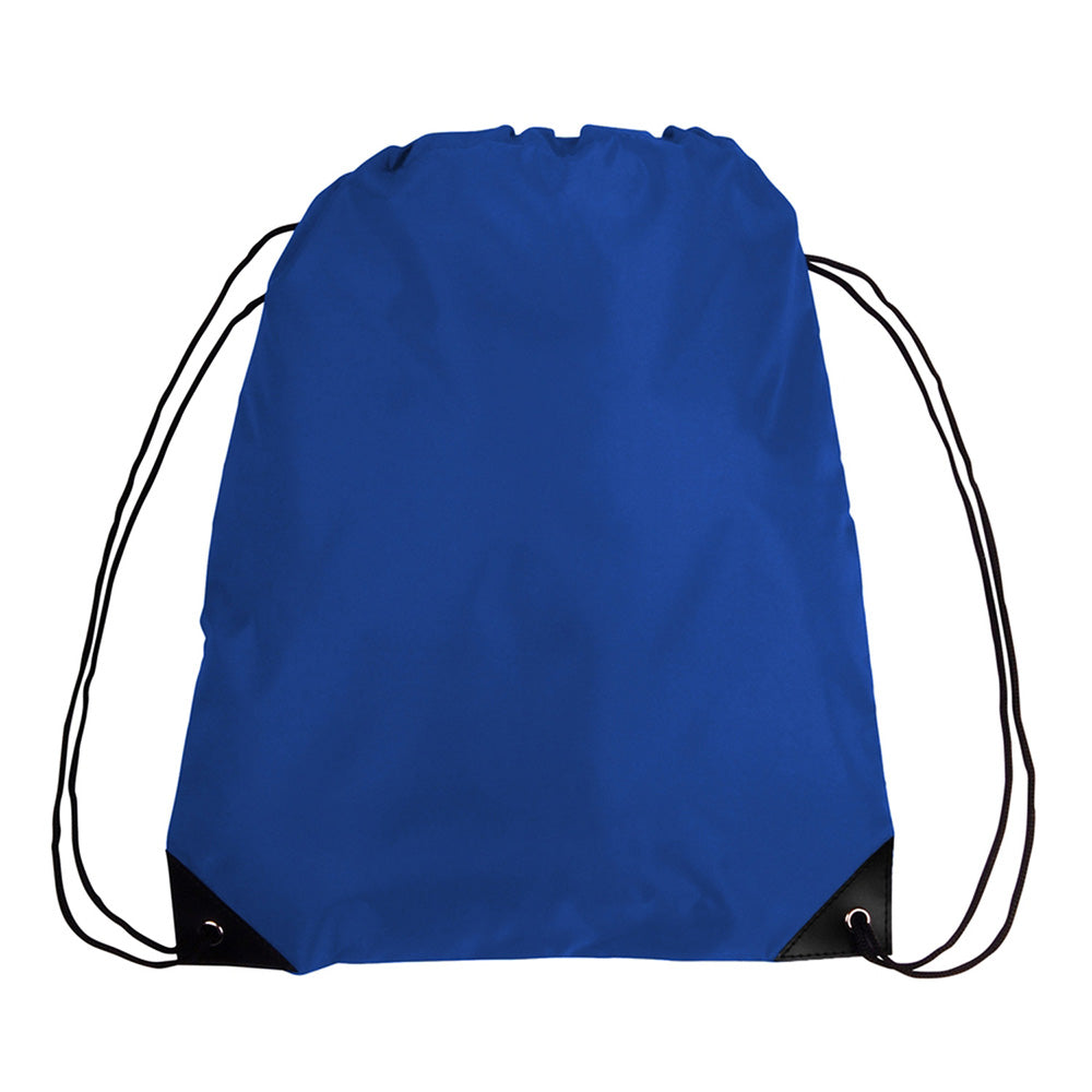 Large Polyester Economical Sports Bag (14'' W X 18'' H) 210D-Bag-Brand Your Tote-Royal Blue-Brand Your Tote