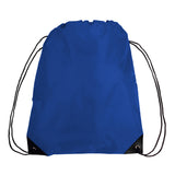 Large Polyester Economical Sports Bag (14'' W X 18'' H) 210D-Bag-Brand Your Tote-Royal Blue-Brand Your Tote