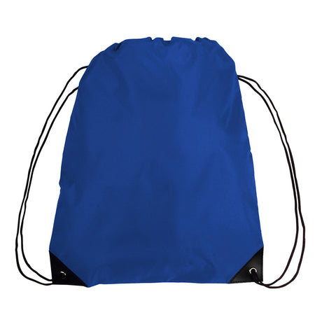 Large Polyester Economical Sports Bag (14'' W X 18'' H) 210D-Bag-Brand Your Tote-Royal Blue-Brand Your Tote