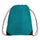 Large Polyester Economical Sports Bag (14'' W X 18'' H) 210D-Bag-Brand Your Tote-Teal-Brand Your Tote