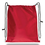 Large Polyester Heavyweight Backpack (15'' W X 18'' H) 230D-Backpack-Brand Your Tote-Red-Brand Your Tote