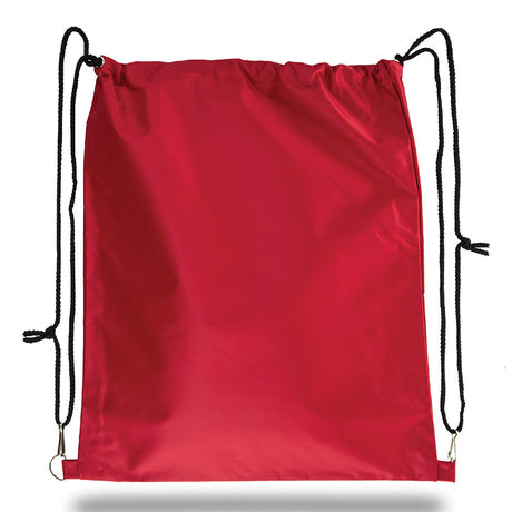 Large Polyester Heavyweight Backpack (15'' W X 18'' H) 230D-Backpack-Brand Your Tote-Red-Brand Your Tote