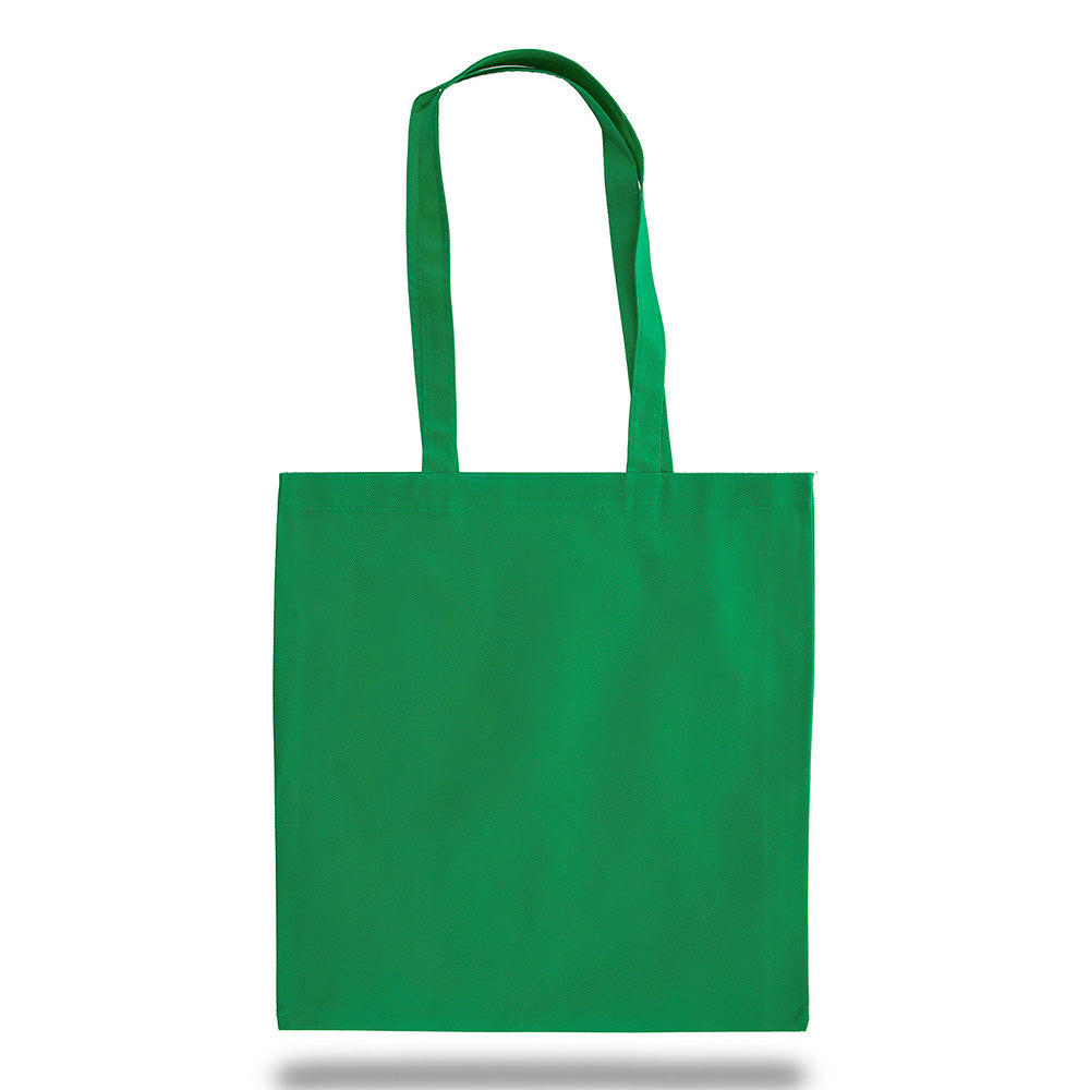 Large Polypropylene Convention Bag (15'' W X 16'' H) 80 Gsm-Bag-Brand Your Tote-Kelly Green-Brand Your Tote