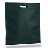 Large Polypropylene Convention Tote Bag (15'' W X 16'' H) 80 Gsm-Tote Bag-Brand Your Tote-Hunter Green-Brand Your Tote