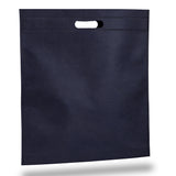 Large Polypropylene Convention Tote Bag (15'' W X 16'' H) 80 Gsm-Tote Bag-Brand Your Tote-Navy Blue-Brand Your Tote