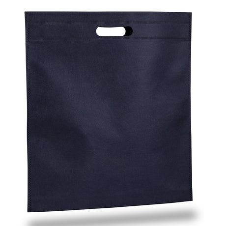 Large Polypropylene Convention Tote Bag (15'' W X 16'' H) 80 Gsm-Tote Bag-Brand Your Tote-Navy Blue-Brand Your Tote