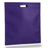 Large Polypropylene Convention Tote Bag (15'' W X 16'' H) 80 Gsm-Tote Bag-Brand Your Tote-Purple-Brand Your Tote