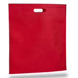 Large Polypropylene Convention Tote Bag (15'' W X 16'' H) 80 Gsm-Tote Bag-Brand Your Tote-Red-Brand Your Tote