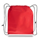 Large Polypropylene Drawstring Backpack (16'' W X 18'' H) 80 Gsm-Backpack-Brand Your Tote-Red-Brand Your Tote